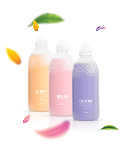 Set mehčalcev za perilo Fluff Me - Mellow