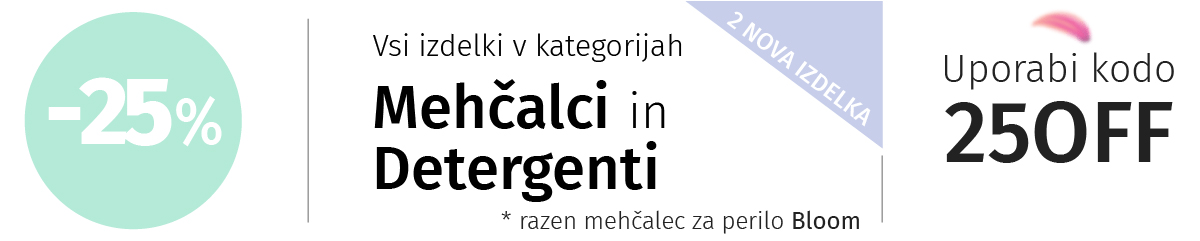 Mellow mehčalci in detergenti Mellow Monday 25OFF