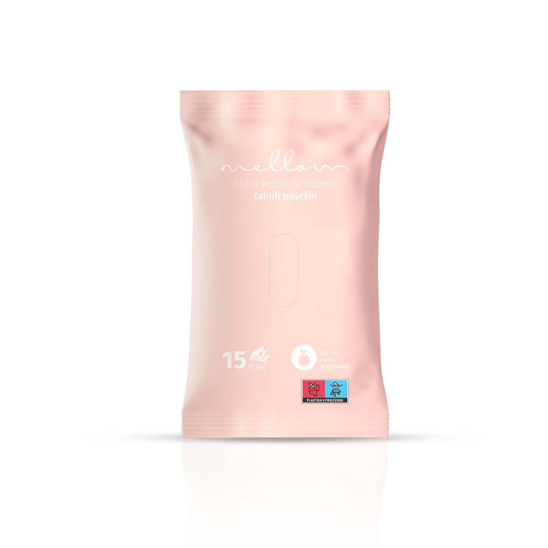 Vlažne krpice za talne površine MANDARINA